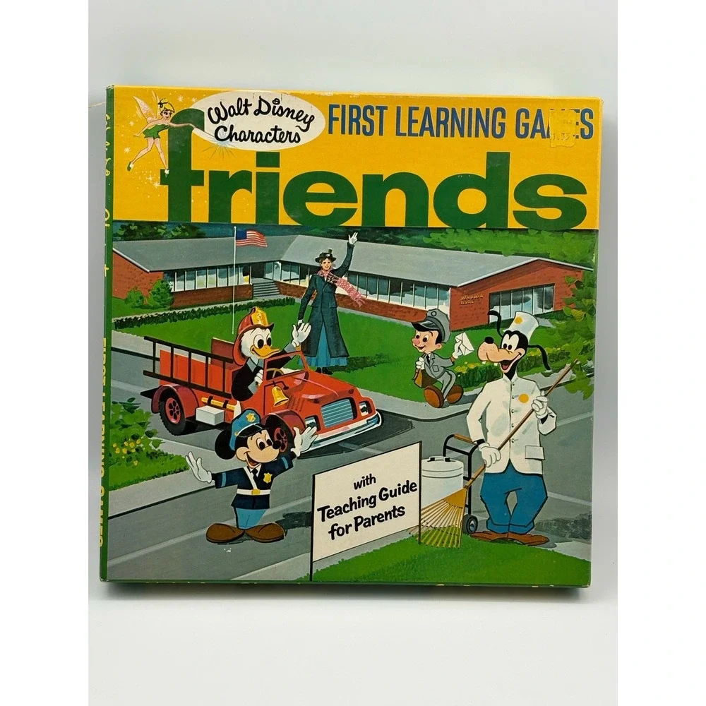 Friends Walt Disney Characters First Learning‎ Games Vintage 1969 Complete